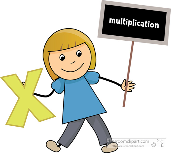 multiplication clipart math fraction