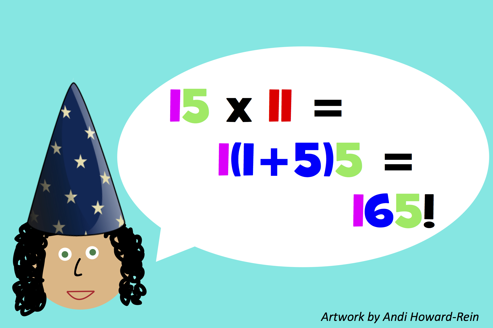 Tricks to make you. Multiplication clipart math trick