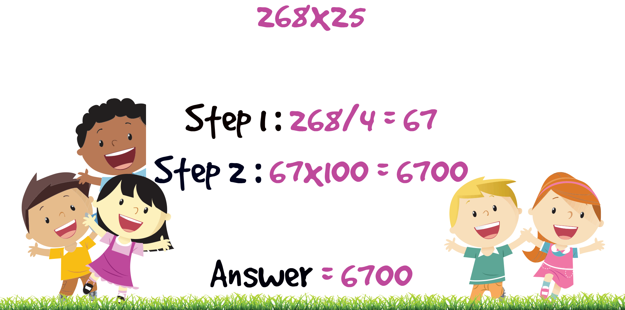 Multiplication clipart mathematical thinking. Math trick of any