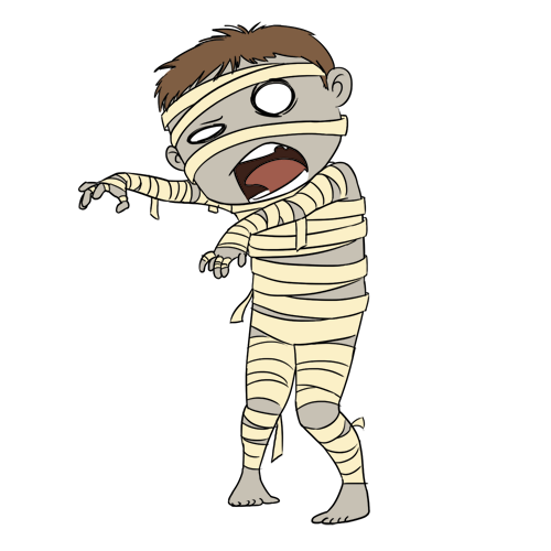 mummy clipart cartoon mummy