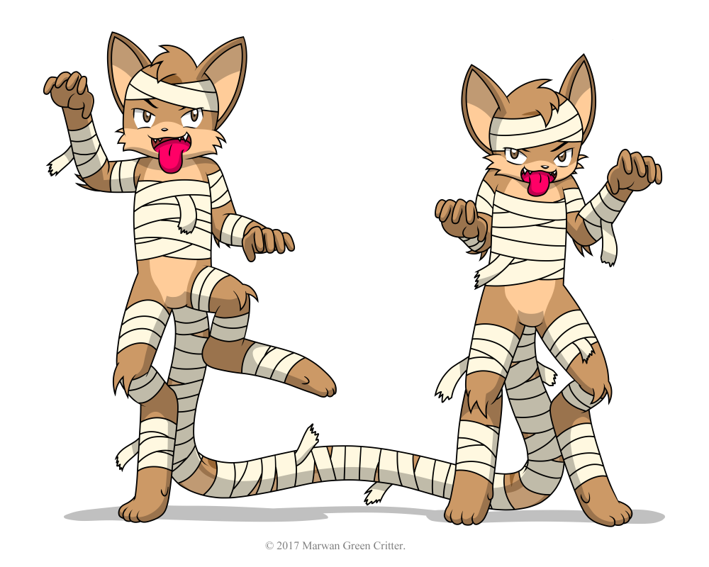 A pair of conjoined. Mummy clipart silly