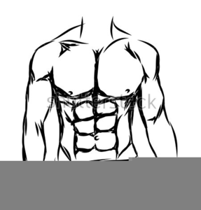 muscles clipart 6 pack