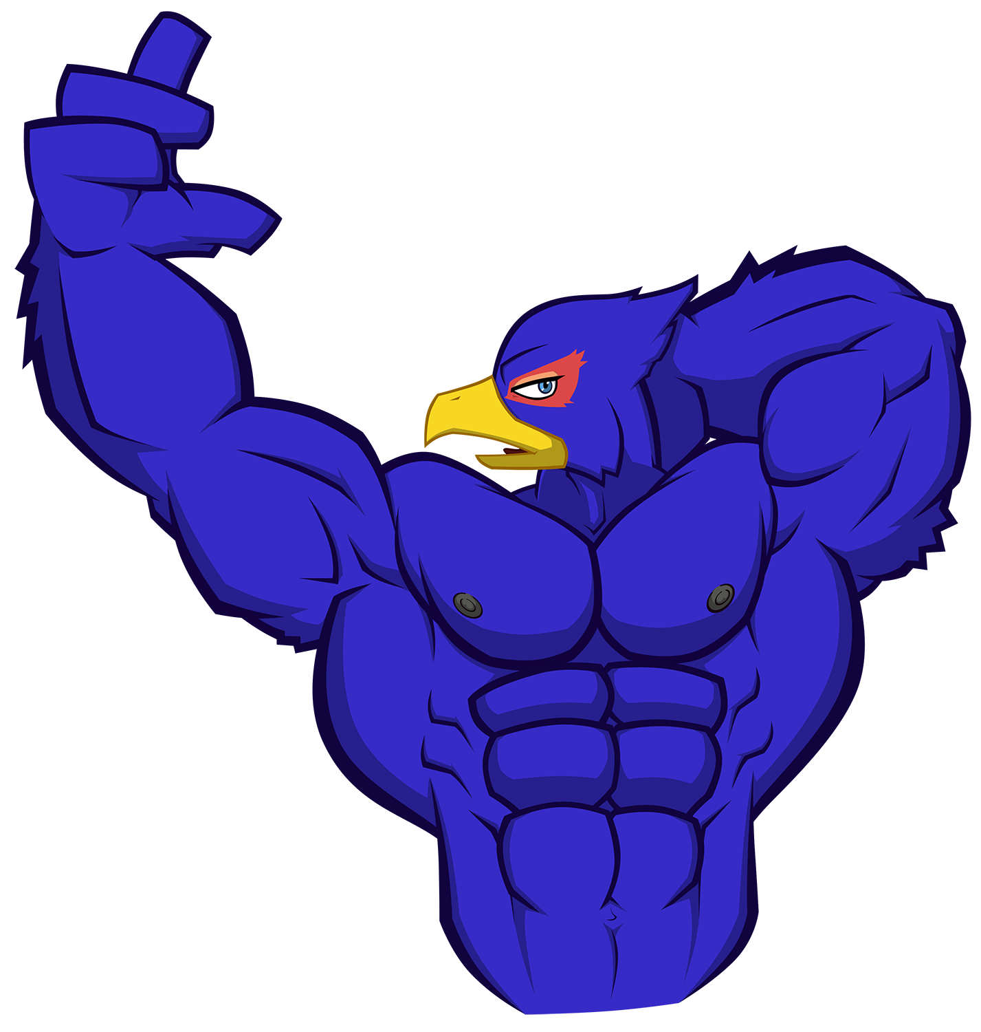 muscle clipart falcon