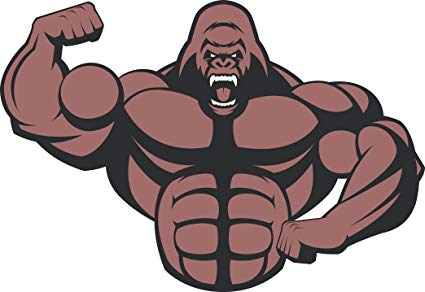 muscle clipart gorilla