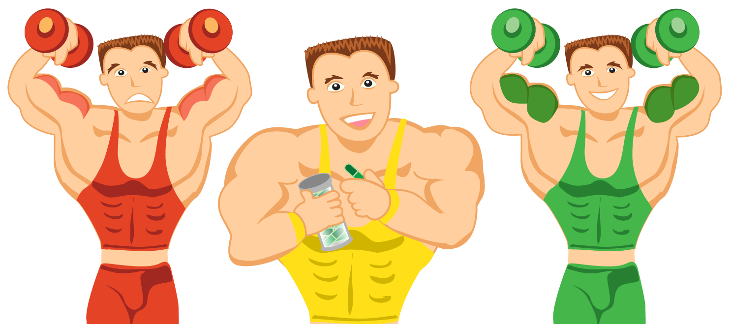 muscle clipart kid workout