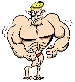 Muscle clipart muscular person. Muscles clip art library