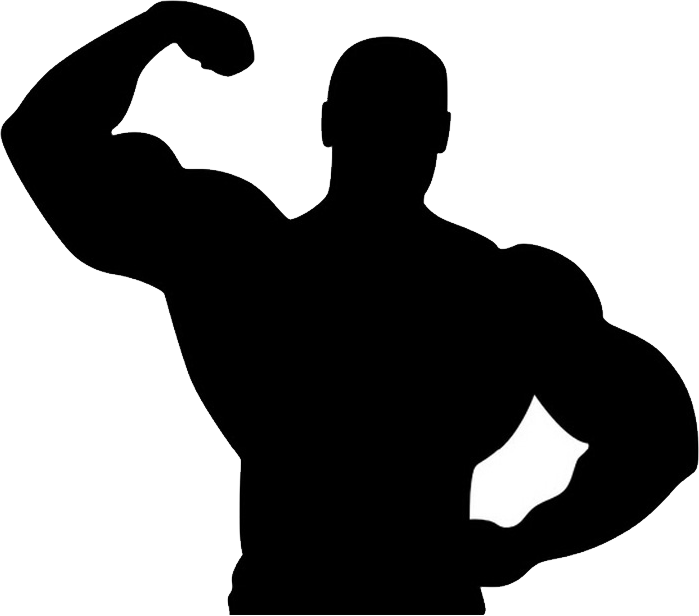 Muscle clipart silhouette. Pin by hopeless on