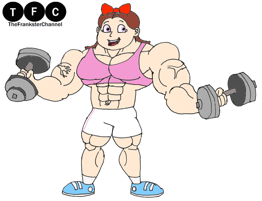 Muscle clipart weightlifting. Gloria by thefranksterchannel on
