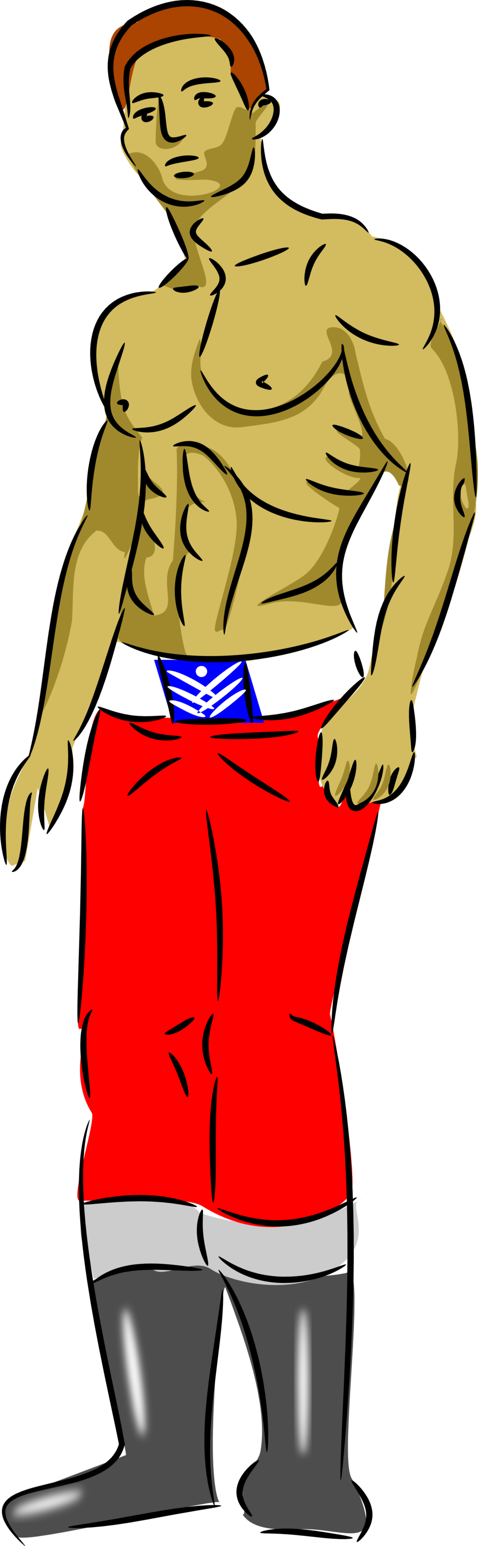 muscles clipart male
