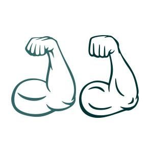 muscles clipart svg