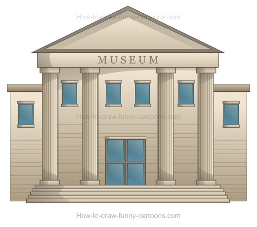museum clipart cartoon