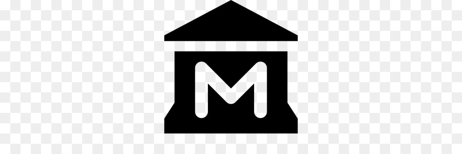 Museum clipart museum sign. Black triangle text font