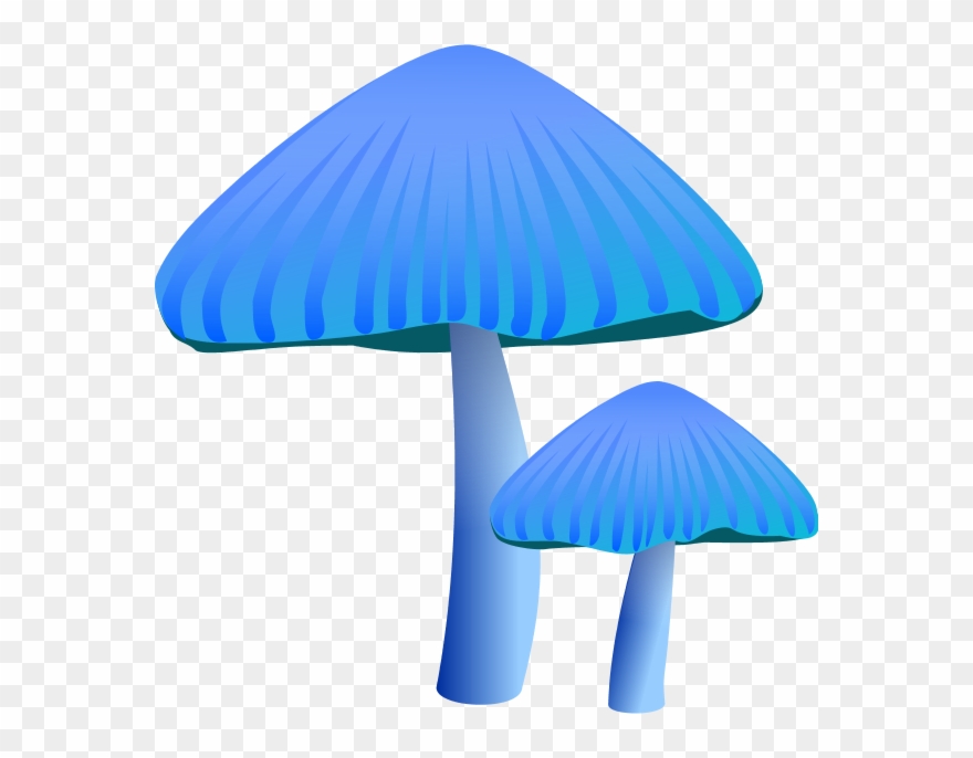 mushrooms clipart blue mushroom