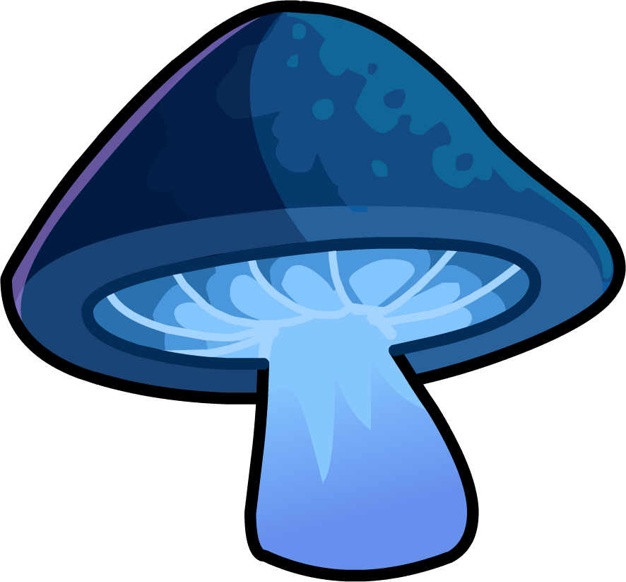 Mushrooms blue mushroom