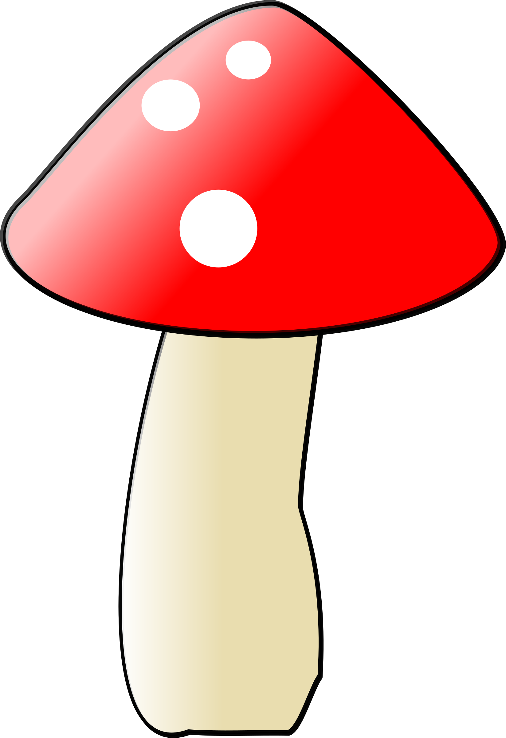 mushroom clipart cartoon