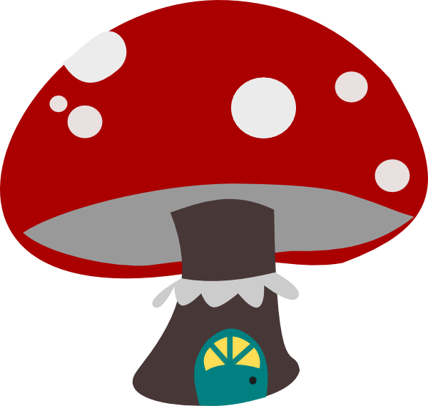 mushroom clipart cartoon character