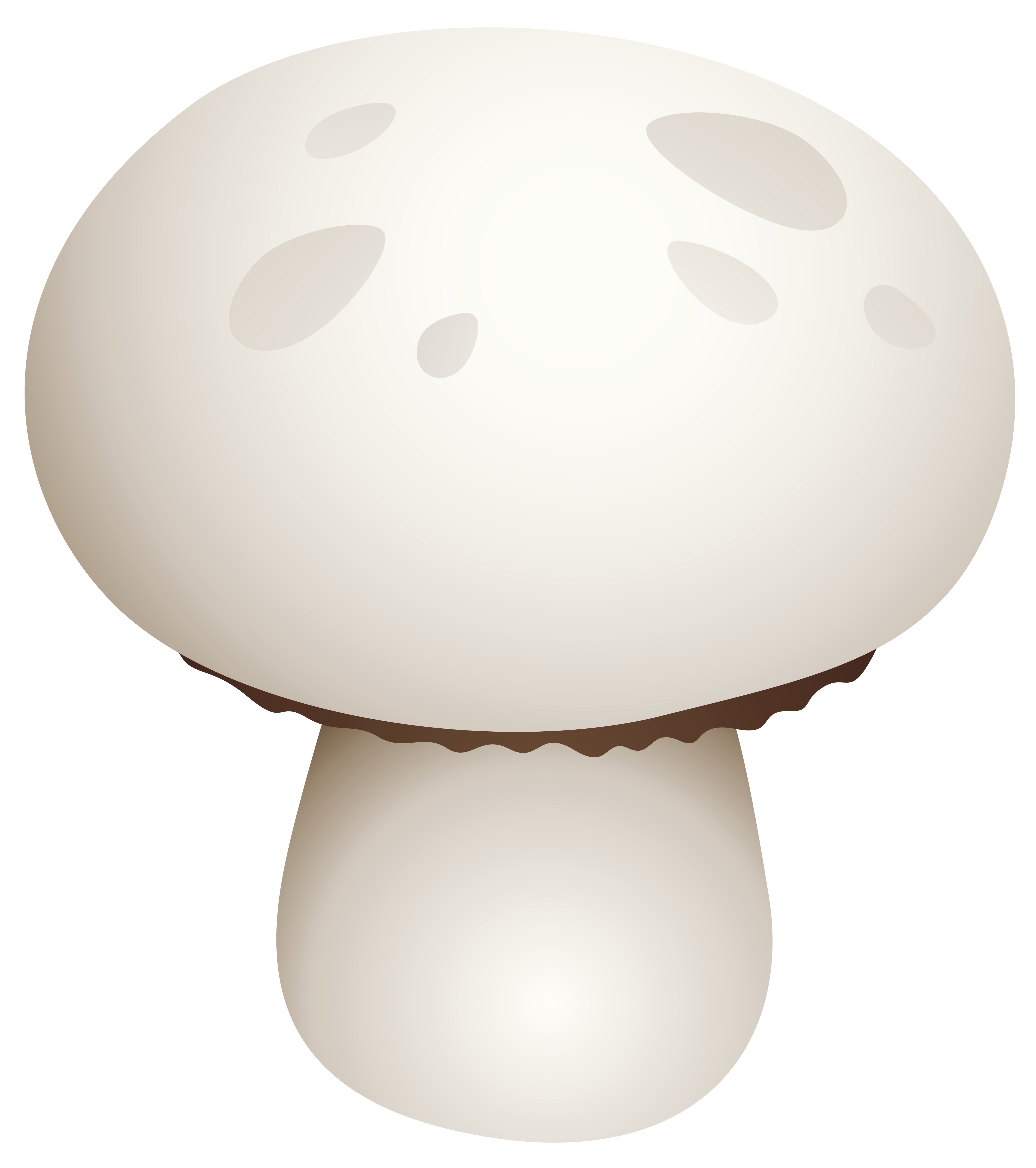 mushroom clipart dark brown