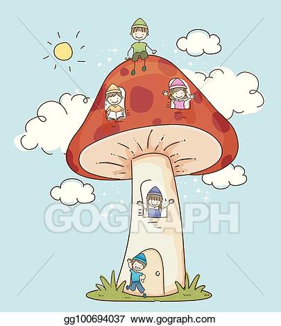 mushroom clipart dwarf