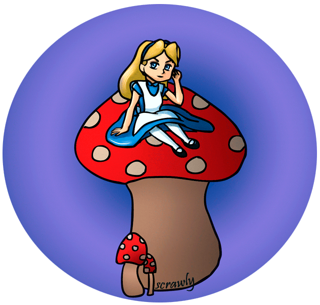 mushrooms clipart evil cartoon
