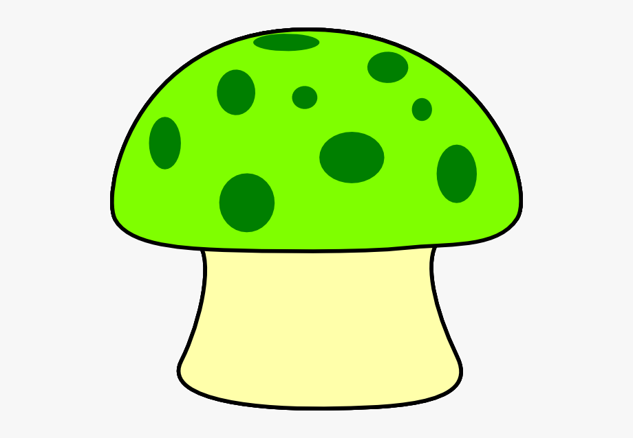 mushroom clipart green mushroom