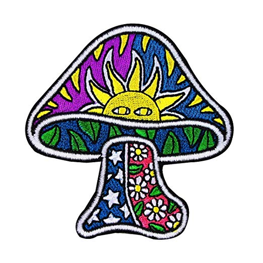 mushrooms clipart hippie