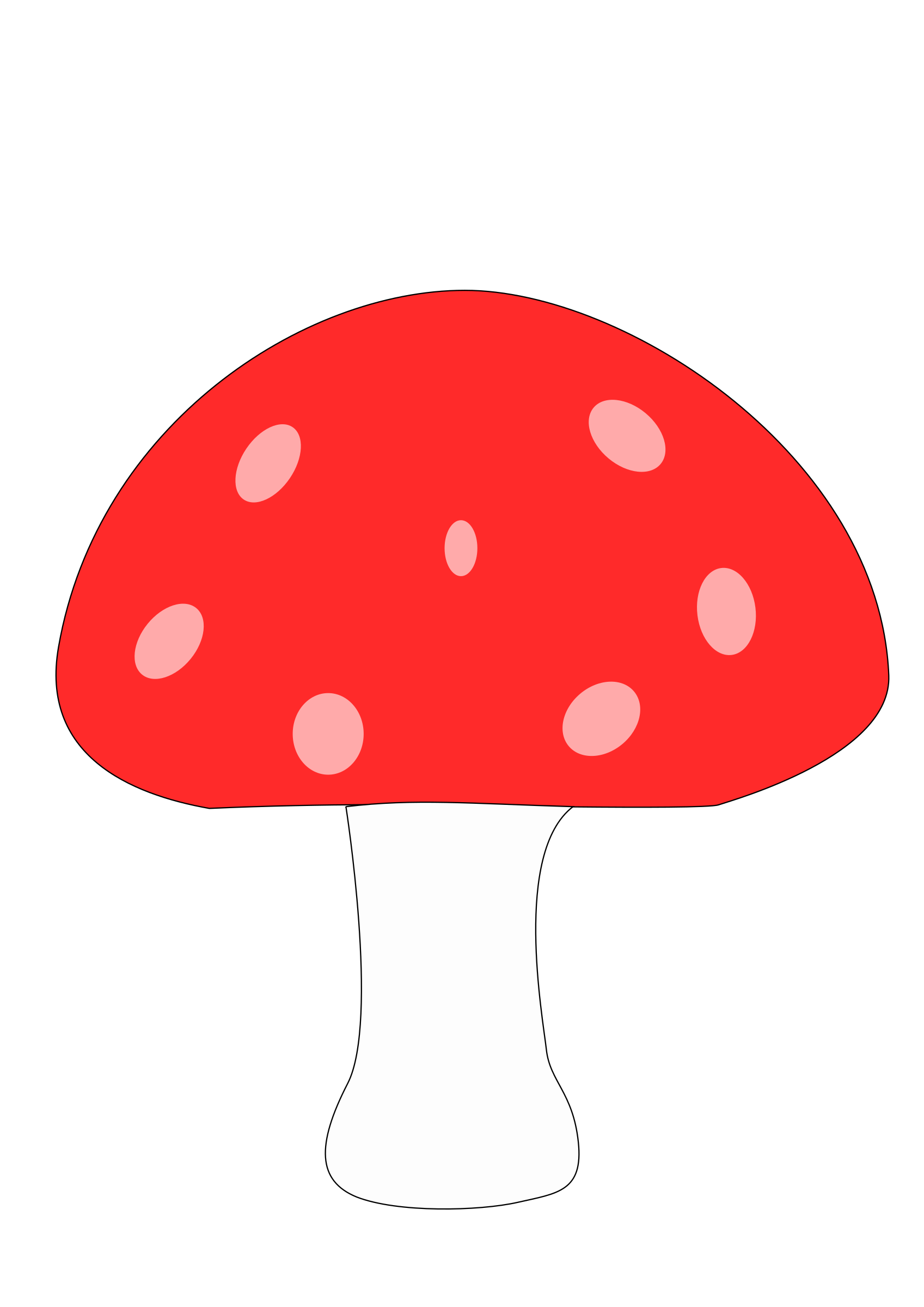 Mushrooms polka dot