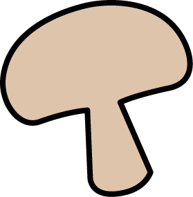 mushrooms clipart sliced mushroom