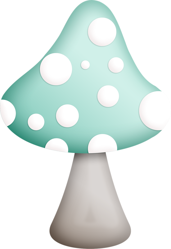 mushroom clipart painted