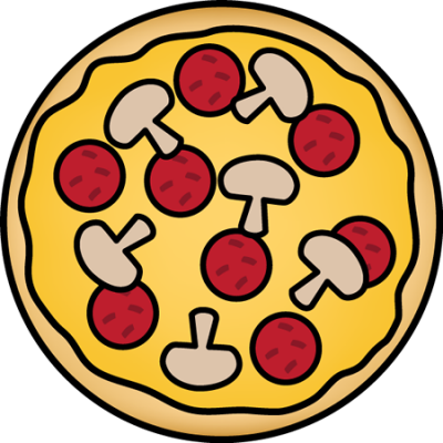 pizza clipart mushroom pizza