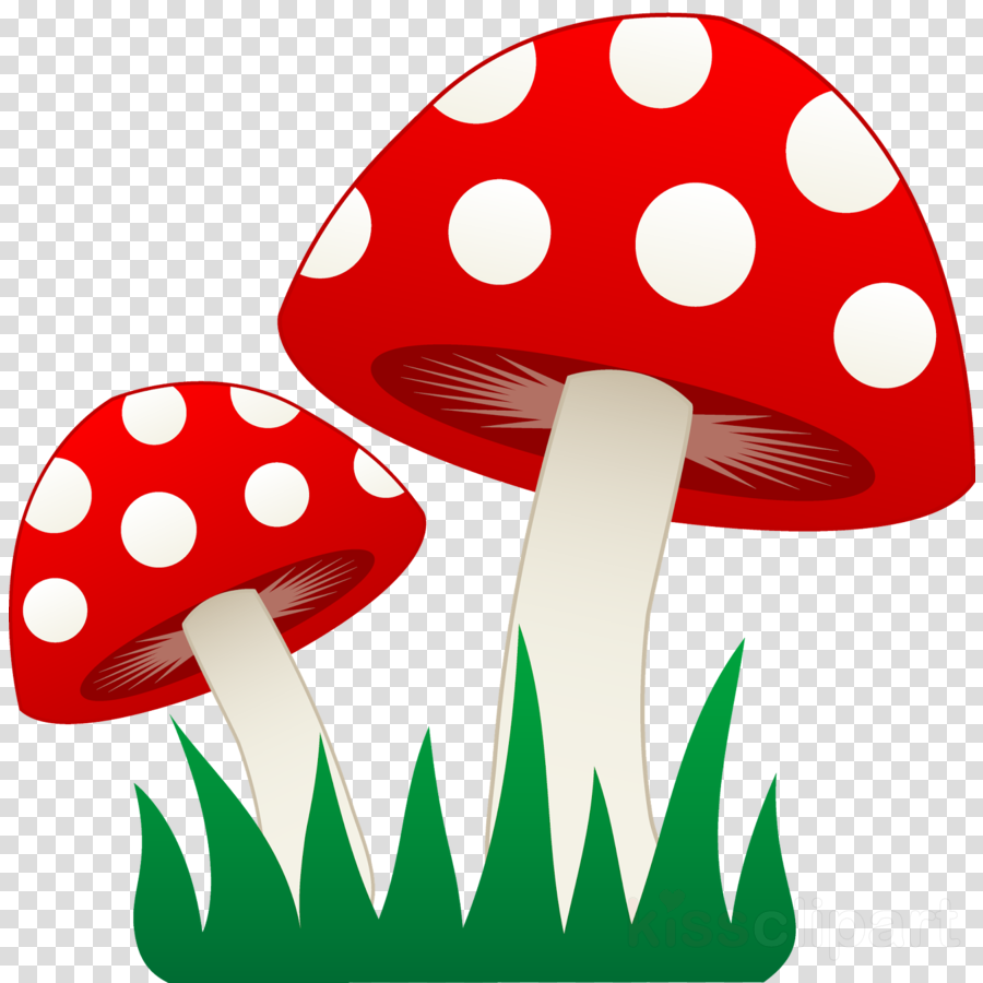 mushrooms clipart polka dot