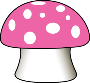 mushroom clipart polka dot