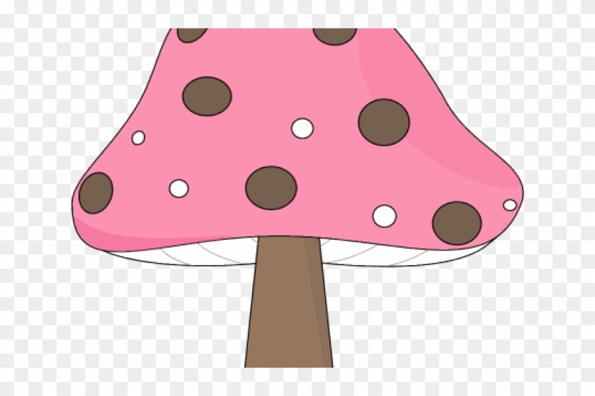 mushroom clipart polka dot