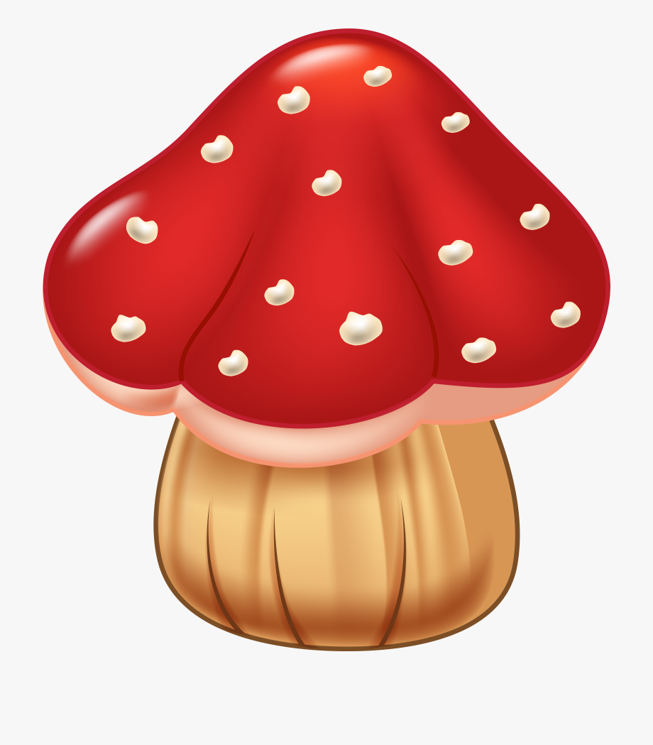 Mushroom clipart red mushroom, Mushroom red mushroom Transparent FREE