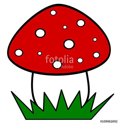 mushroom clipart red mushroom