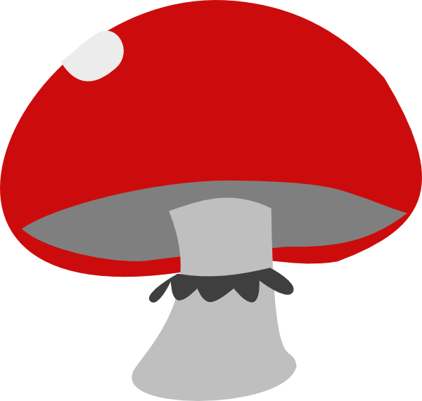 mushrooms clipart red mushroom