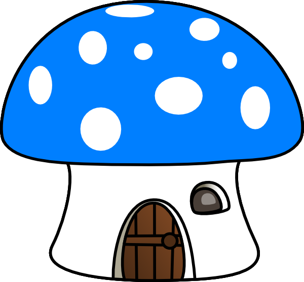 Mushrooms simple cartoon
