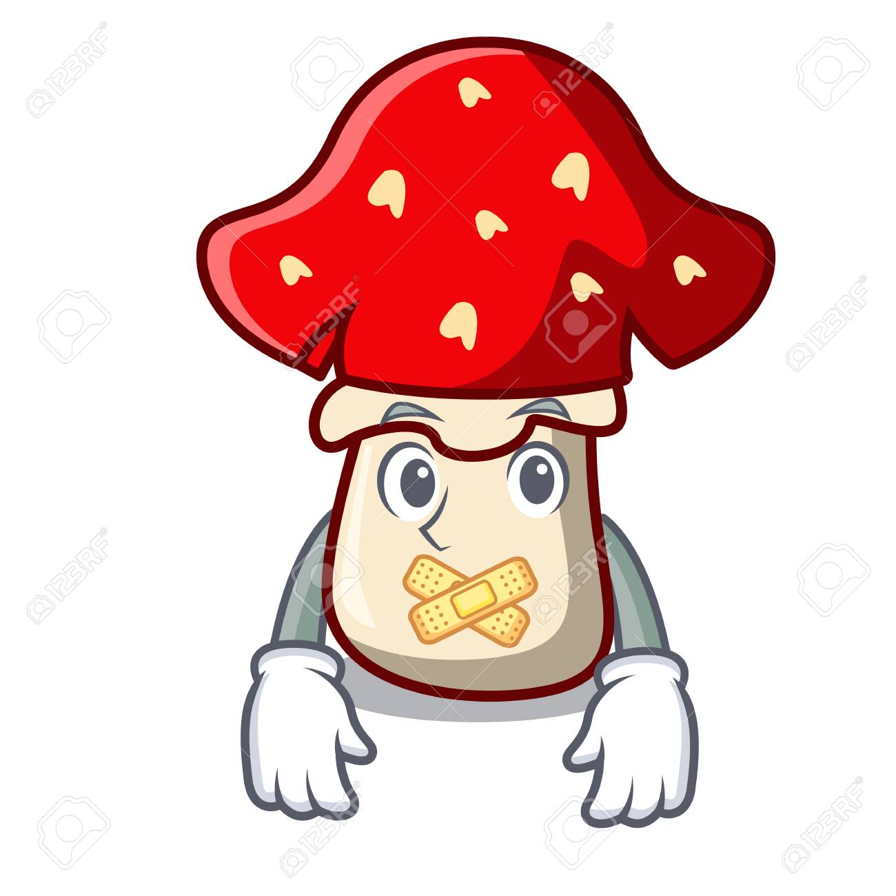 mushroom clipart spotty