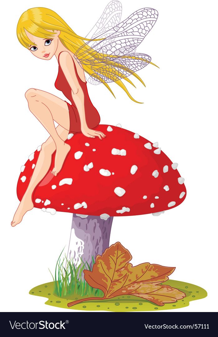 mushroom clipart tinkerbell