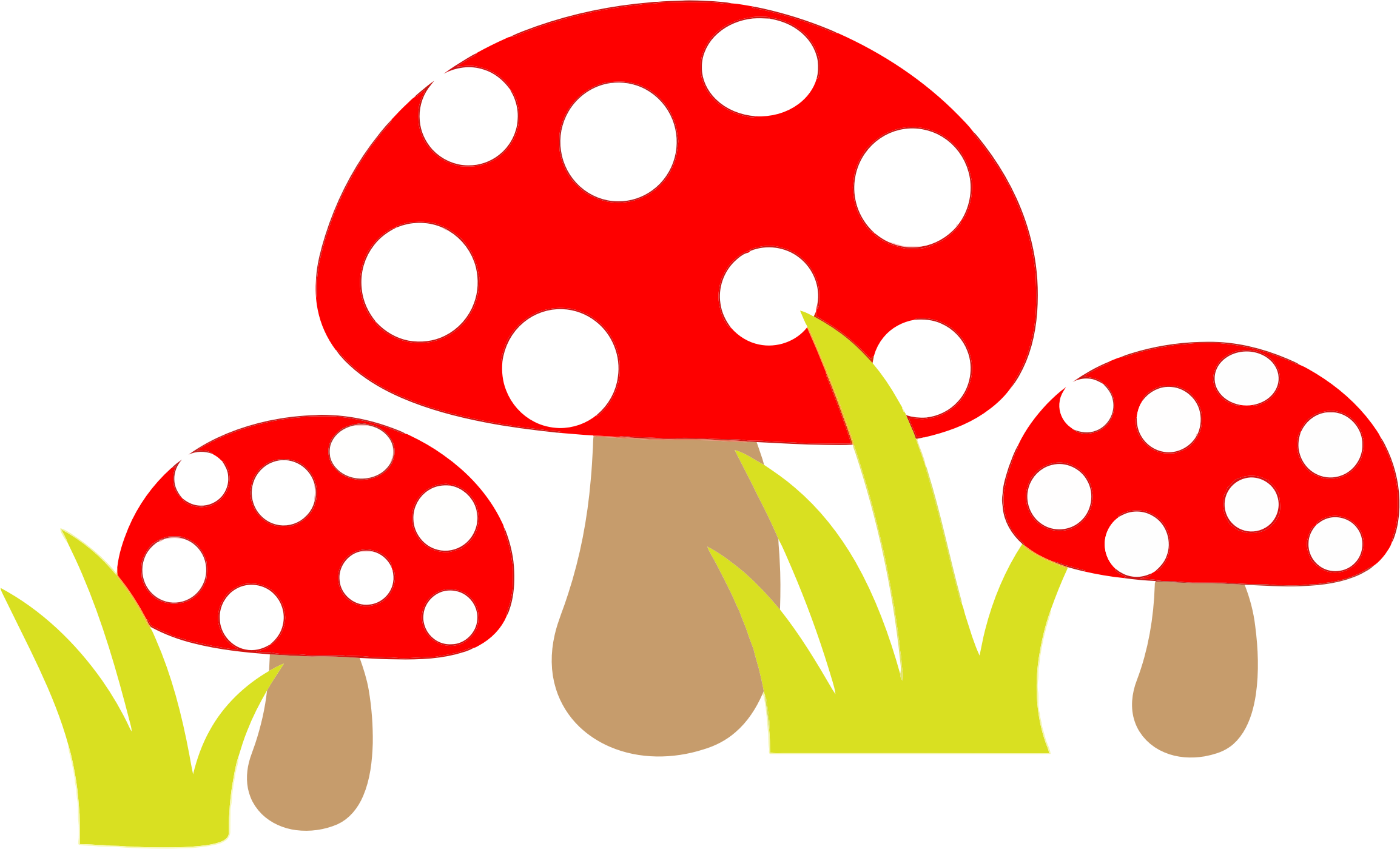 Mushrooms clipart toadstool. Toadstools big image png