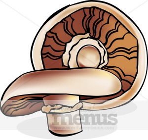 Mushrooms clipart. Portabella food graphics