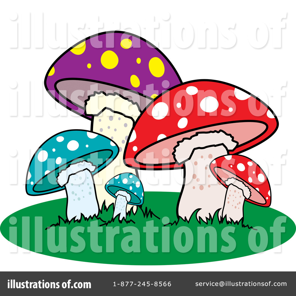 mushrooms clipart design