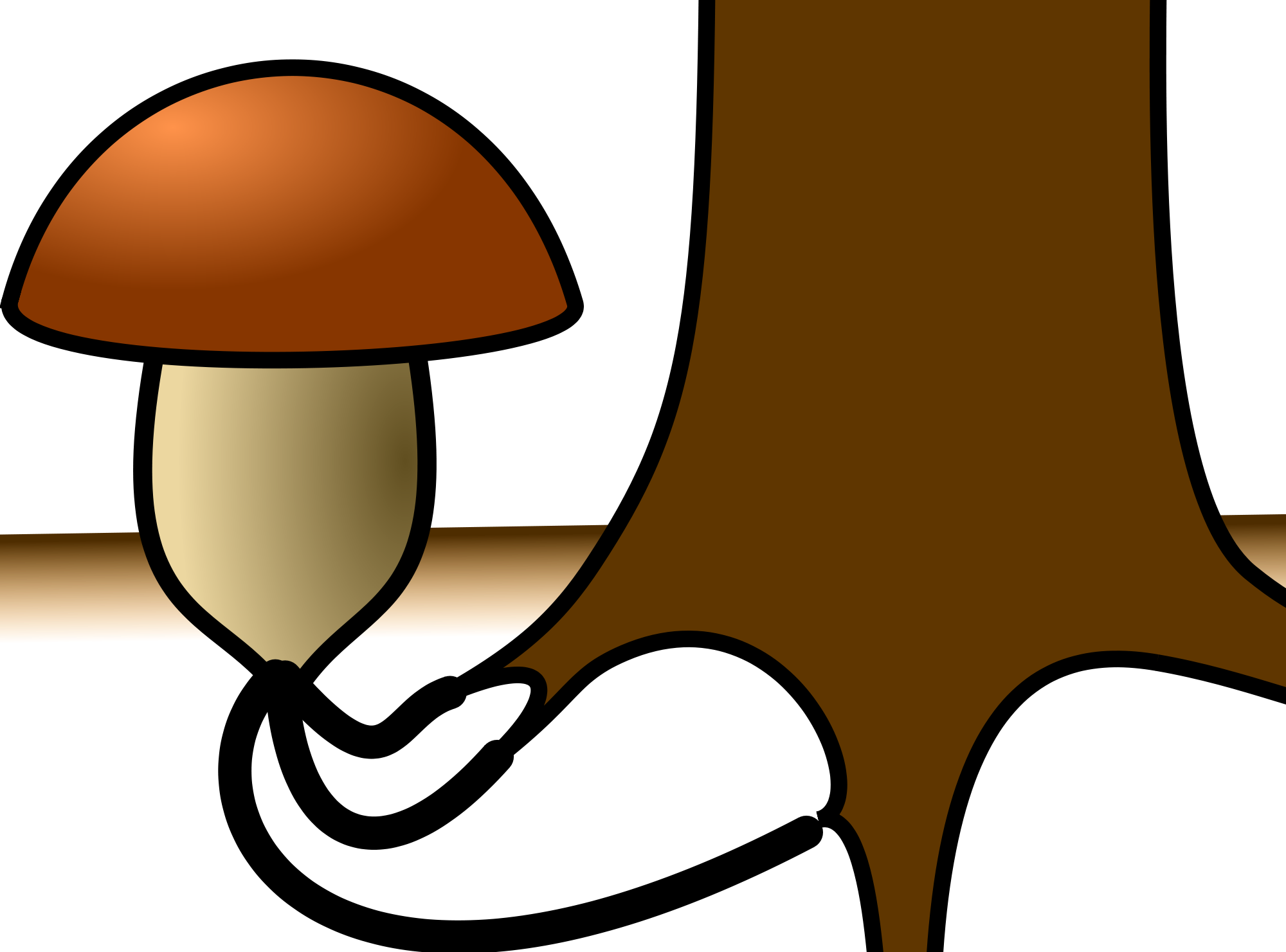 mushrooms clipart spot