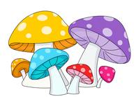 Mushrooms clipart yellow mushroom.  clipartlook
