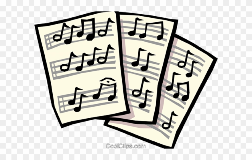 music clipart sheet