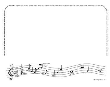 Free music cliparts download. Musical clipart border