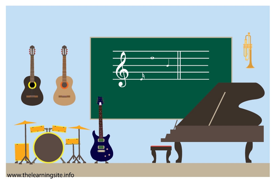 musical clipart music room