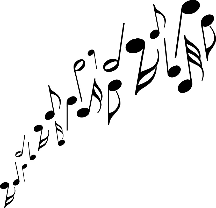 note clipart singing