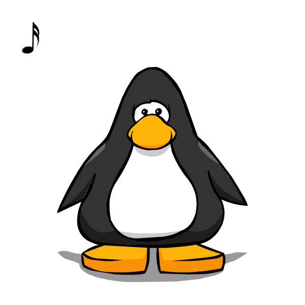 musical clipart penguin