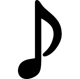 musical clipart silhouette