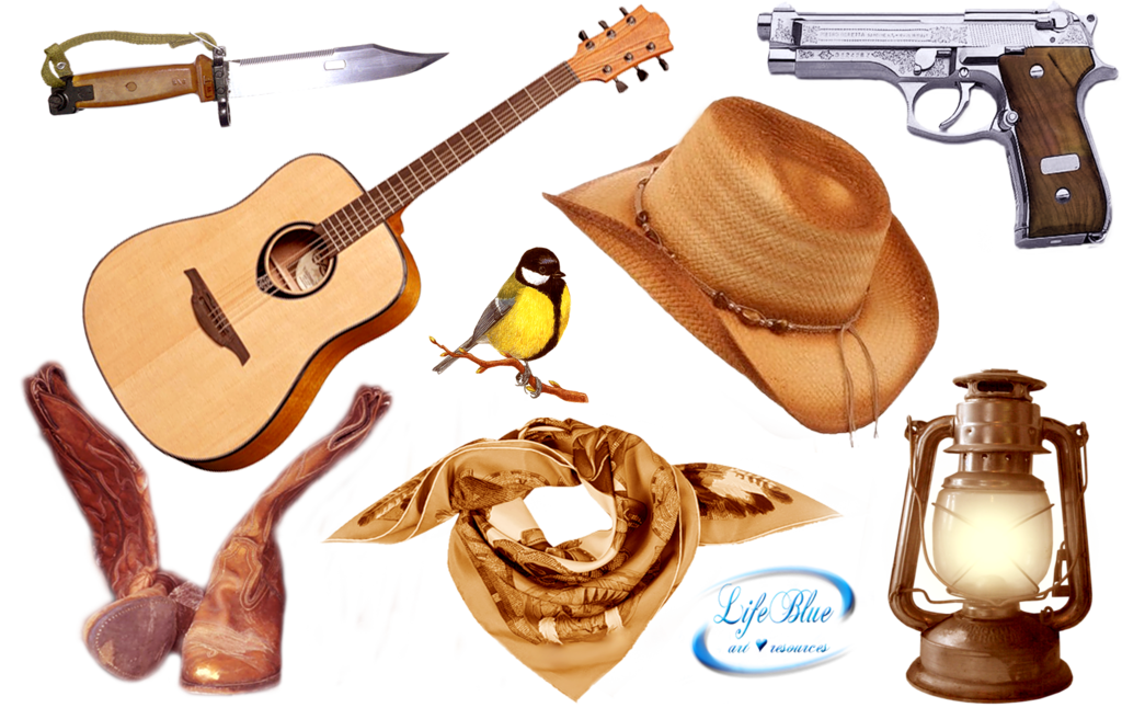 Western png by lifeblue. Musician clipart cowboy